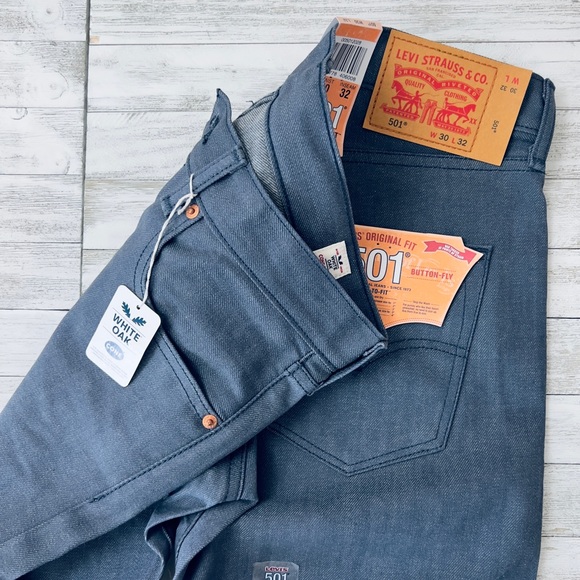 Levis 501 White Oak Cone Denim Shrink To Fit 00501-0208 - Picture 3 of 17